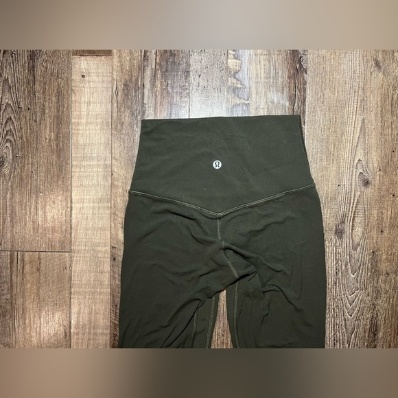 lululemon Align™ High-Rise Pant 25" in Dark Olive Size 2 - Picture 6 of 6